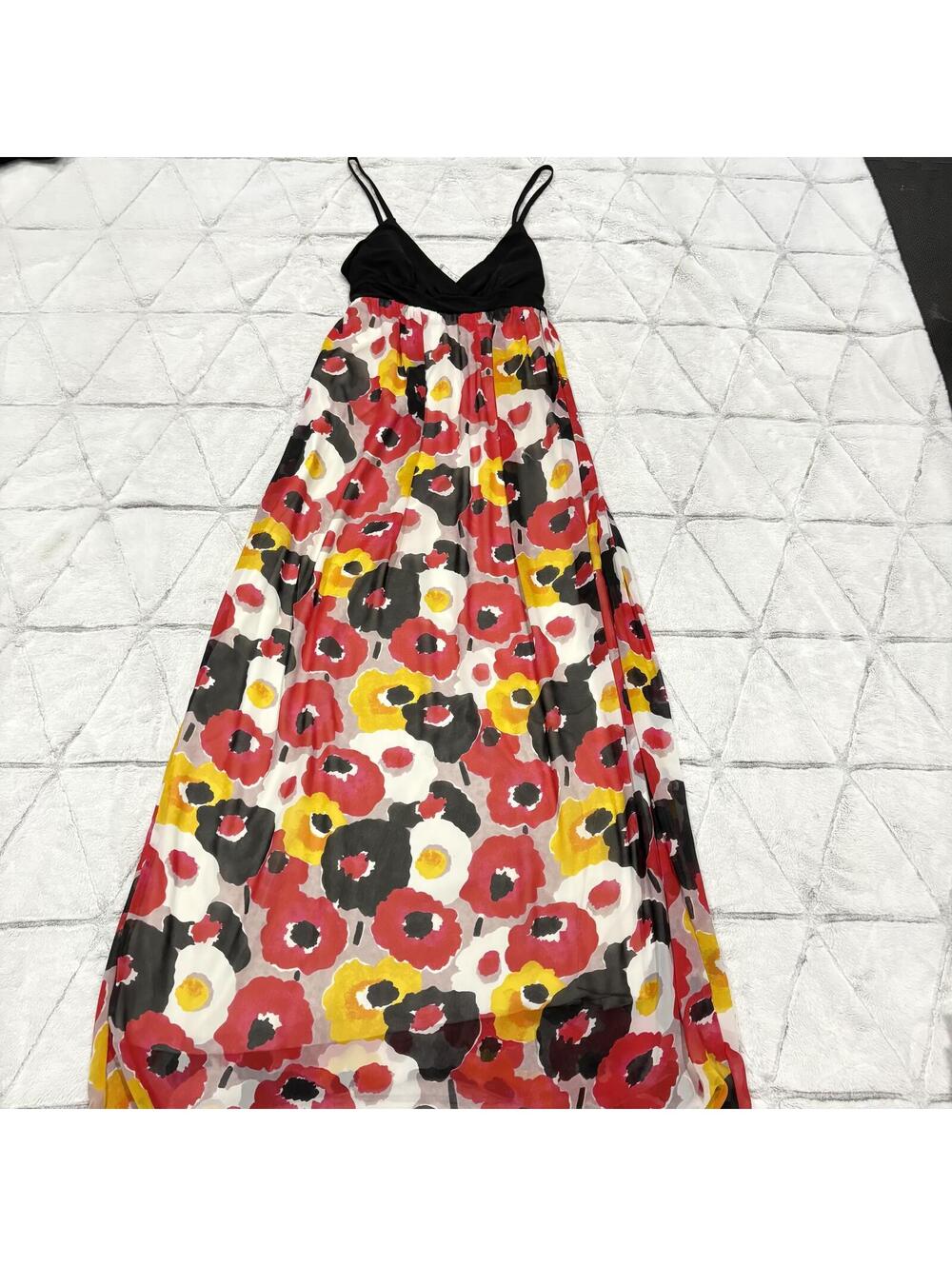 La Bella Floral Maxi Dress USA made for Women Size 13 Y2KLightweight Fabric